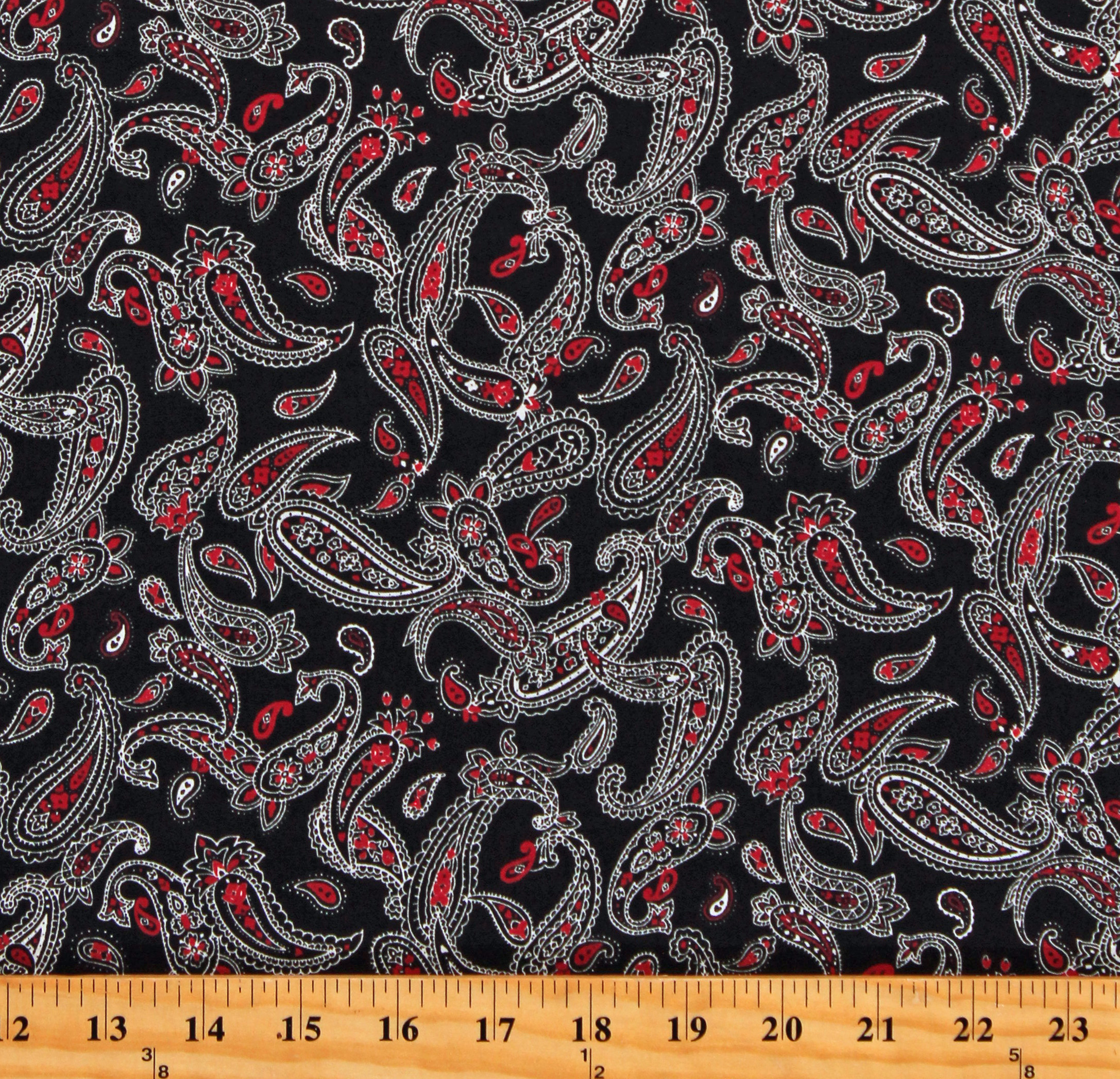 Cotton Bandana Pattern Paisleys Designs Sevenberry Bandana Black Cotton
