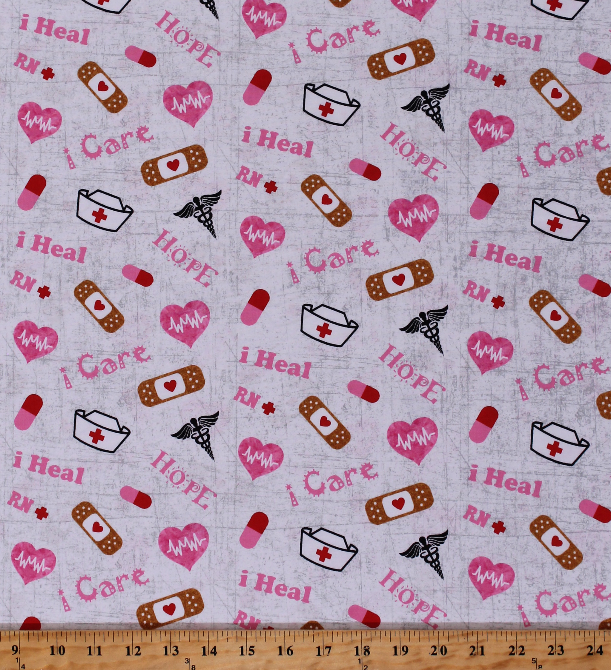 Nurse Print Fabric DeridingPolyphemus