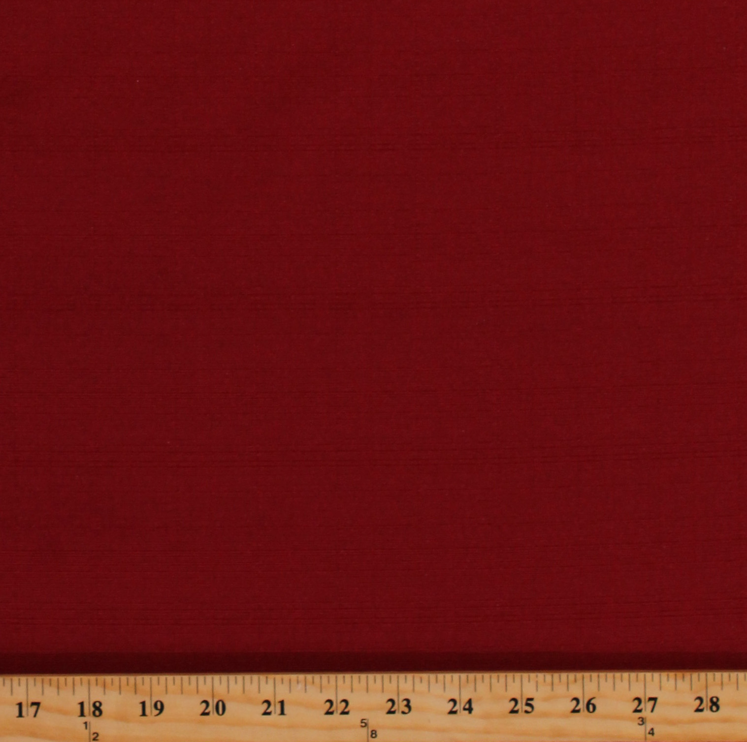 Outdoor Patio Fabric Chili Pepper Red Solid with LinenLook Weave