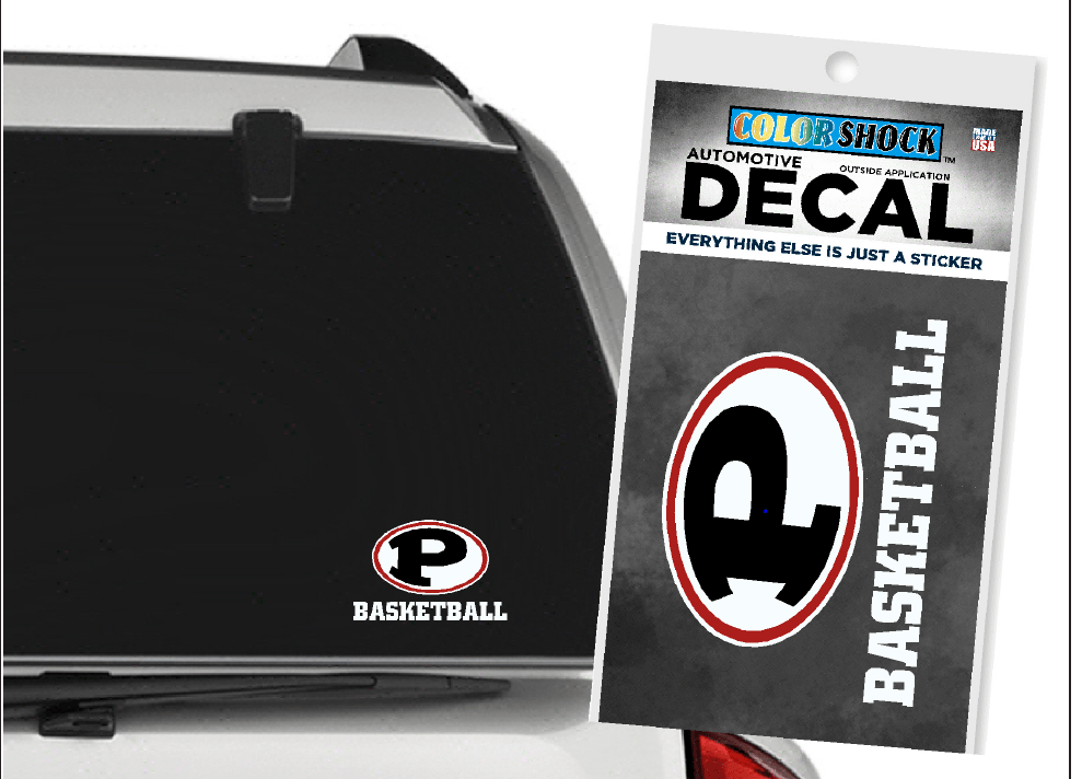 Basketball Car Decal The Viking Store