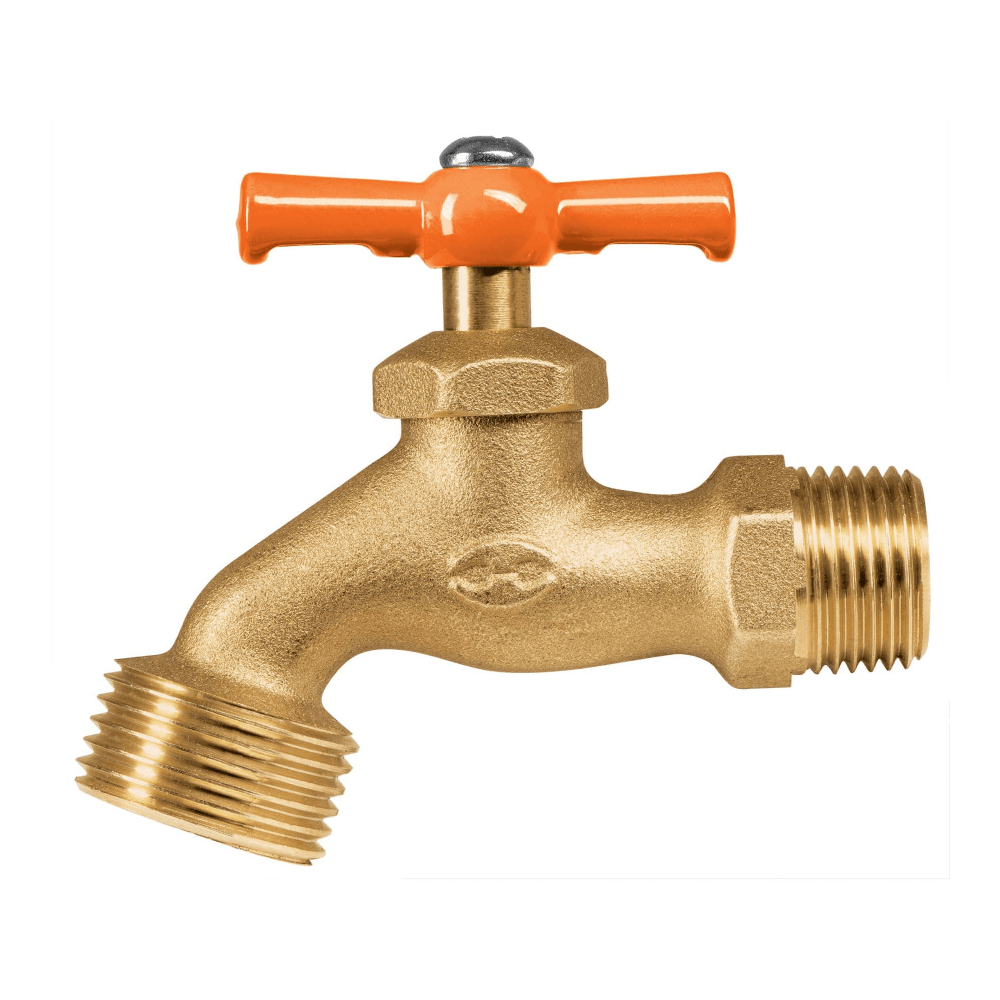 Truper 1/2" Brass Garden Tap 3/4" Male Thread (5 String) FT