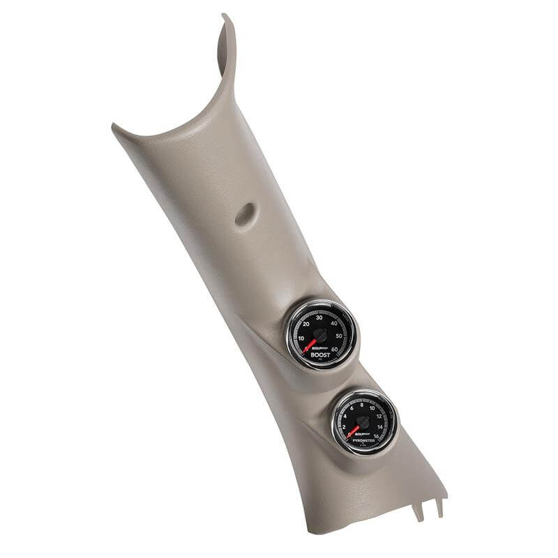 Auto Meter Dual Pillar Factory Match Gauge Kit 6.7