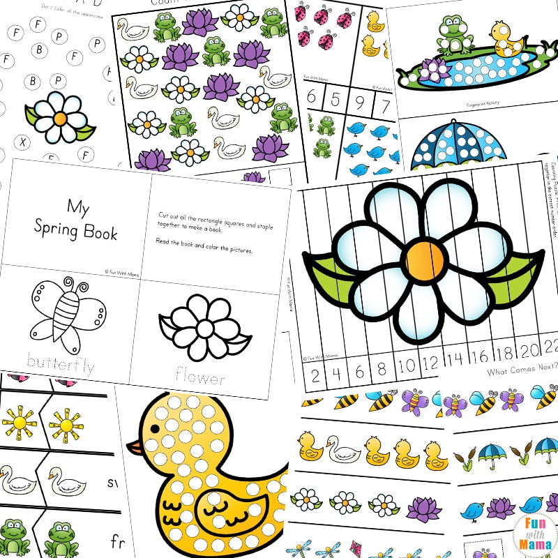 Spring Activities Pack - Fun with Mama Shop