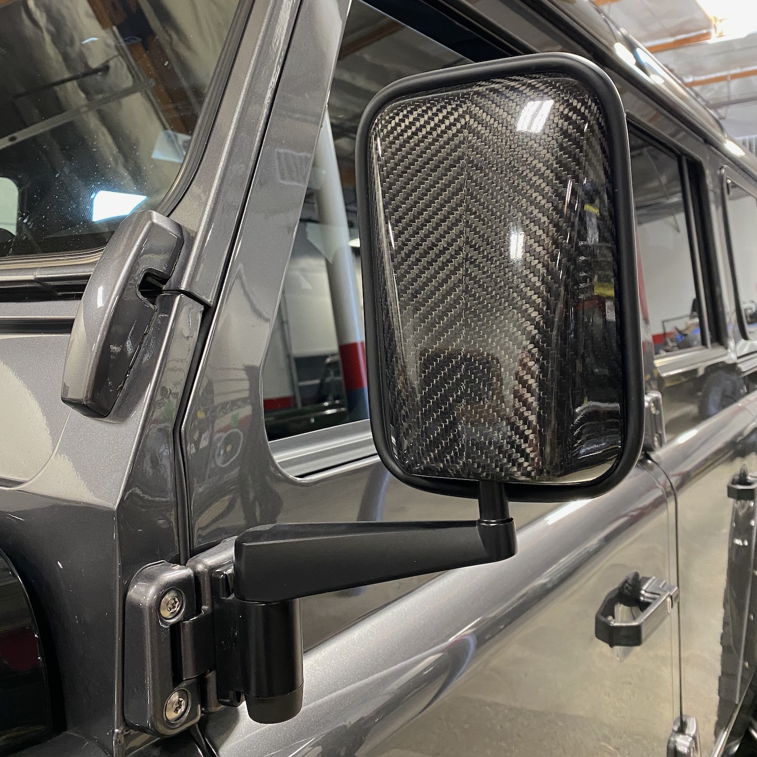 Carbon Fiber Mirror Caps Land Rover Defender Fusion Motor Co.