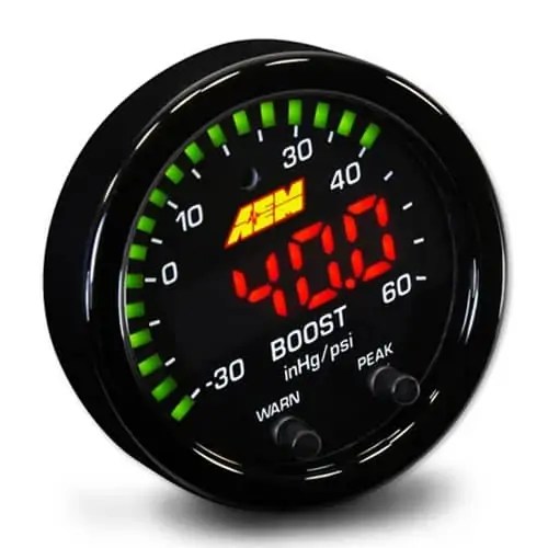 AEM Boost Gauge (060PSI) Garage Fresh