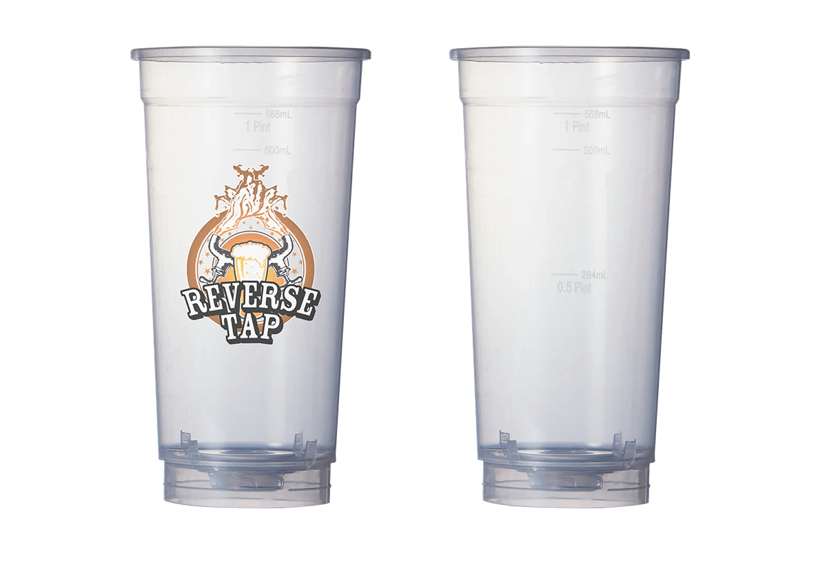 20 oz. ReverseTap Disposable Cups GS Draft System Solutions