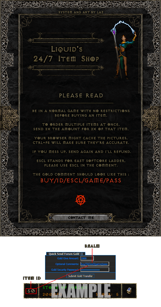 Liquid's 24/7 Rune & Gem Shop d2jsp Topic