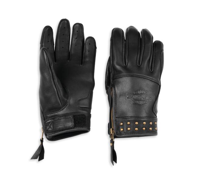 HARLEY DAVIDSON GLOVESF/F,ELECTRA,LEATHER,BLACK HarleyDavidson Rimouski