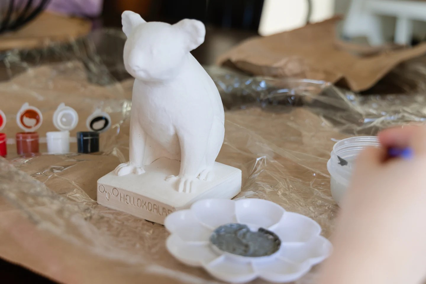 Paint Your Own Sculpture Hello Koalas Gift Shop