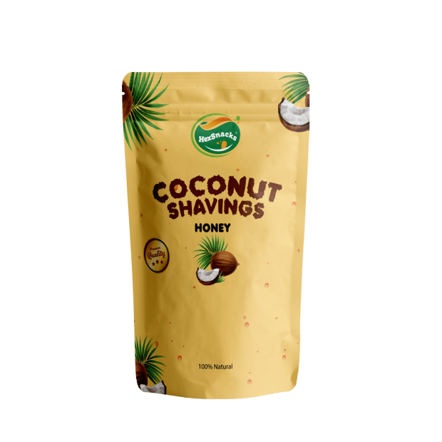 Coconut Shavings (honey) HEXSNACKS