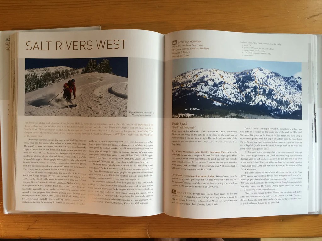 Jackson Hole Backcountry Skier’s Guide South Height of Land Publications