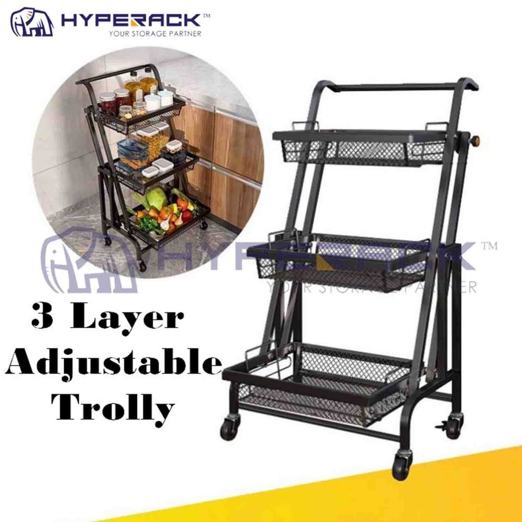 Foldable Storage Rack Organizer Home Storage Rack Kitchen Rack Living