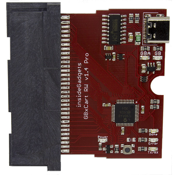 GBxCart RW (Gameboy/GBC/GBA Cart Reader, Writer & Flasher