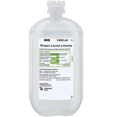 RINGER LACTAT Lösung Plastik Infusionslösung 10X500 ml Viktoria Apotheke
