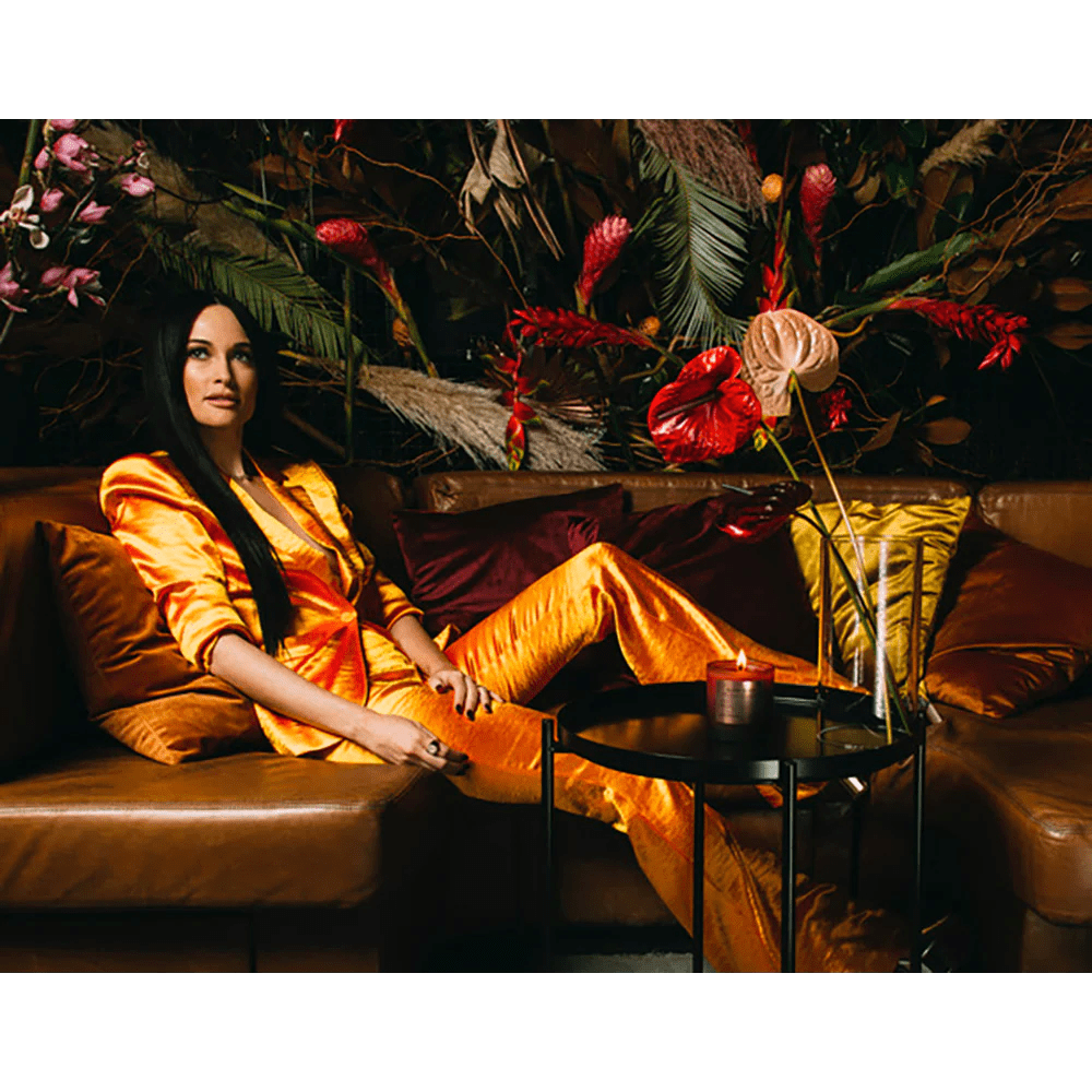 KM + Boy Smells Slow Burn Candle Kacey Musgraves