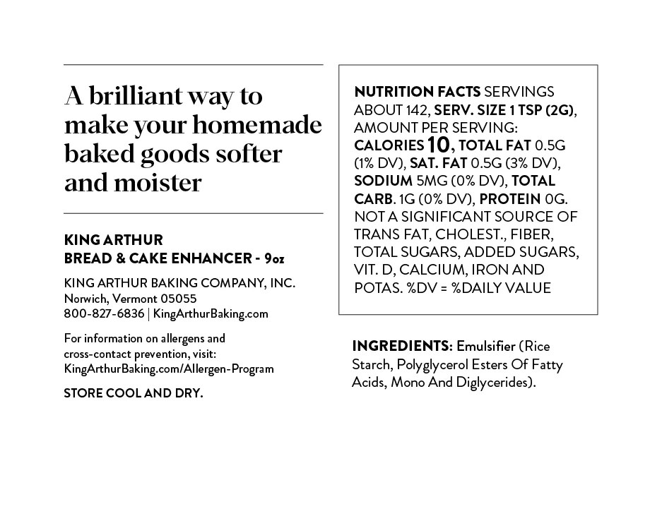 Bread and Cake Enhancer King Arthur Baking Company