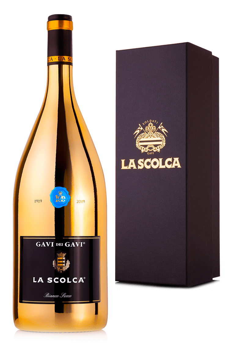 Box Gavi Dei Gavi® Black Label GOLD 100TH HARVEST Magnum La