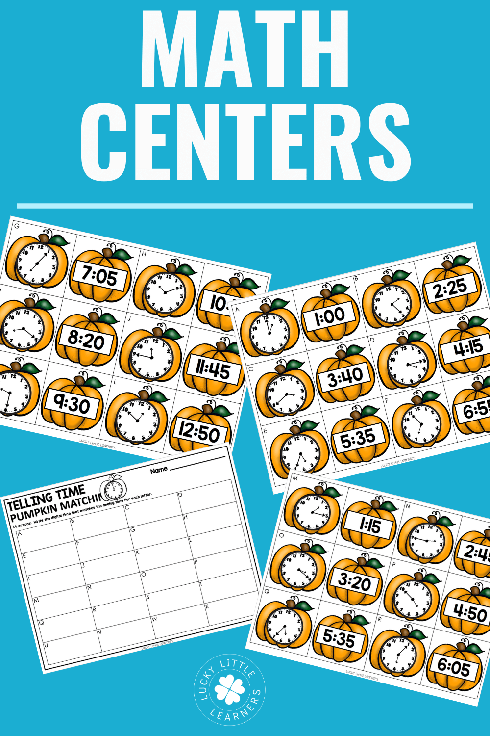 2nd Grade Math Centers Bundle Lucky Little Learners