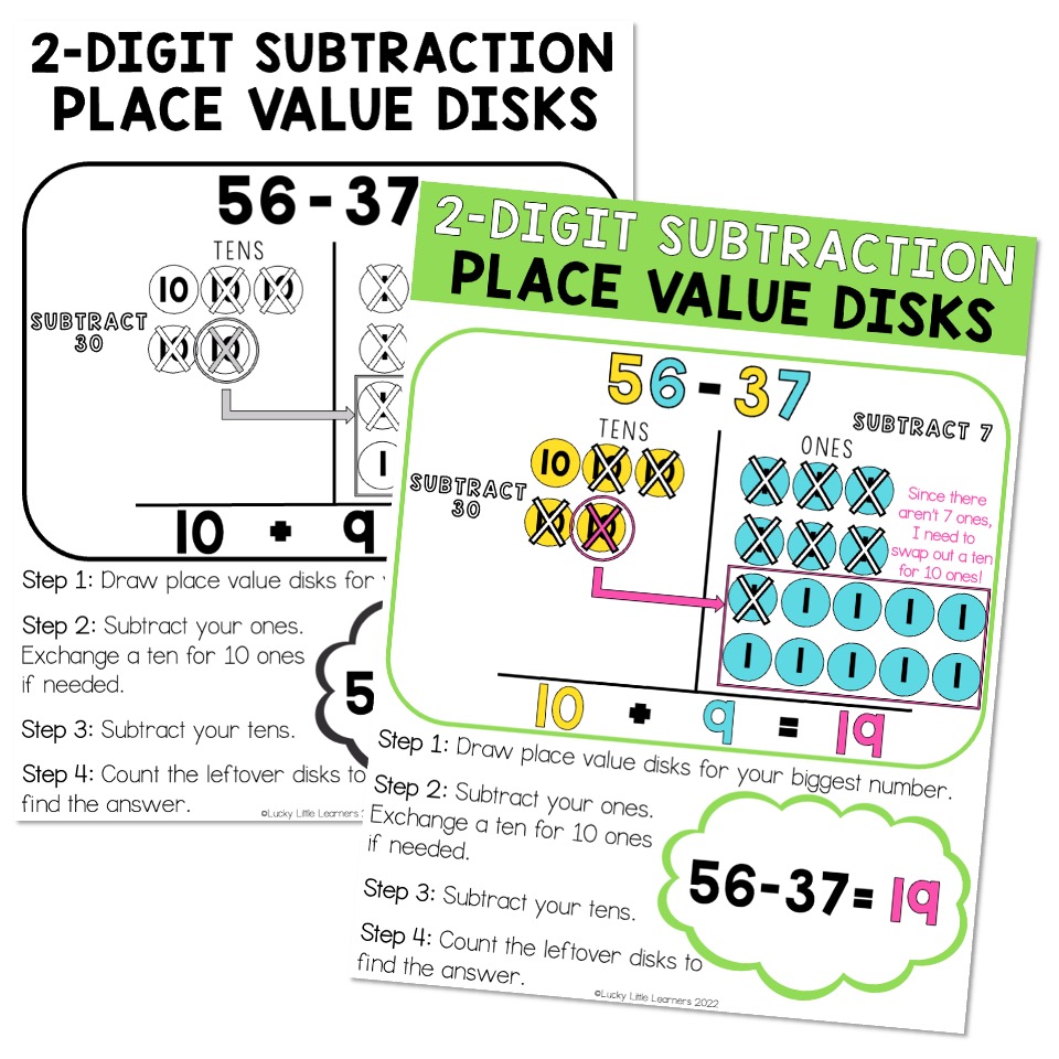 Lucky to Learn Math 2Digit and 3Digit Addition and Subtraction