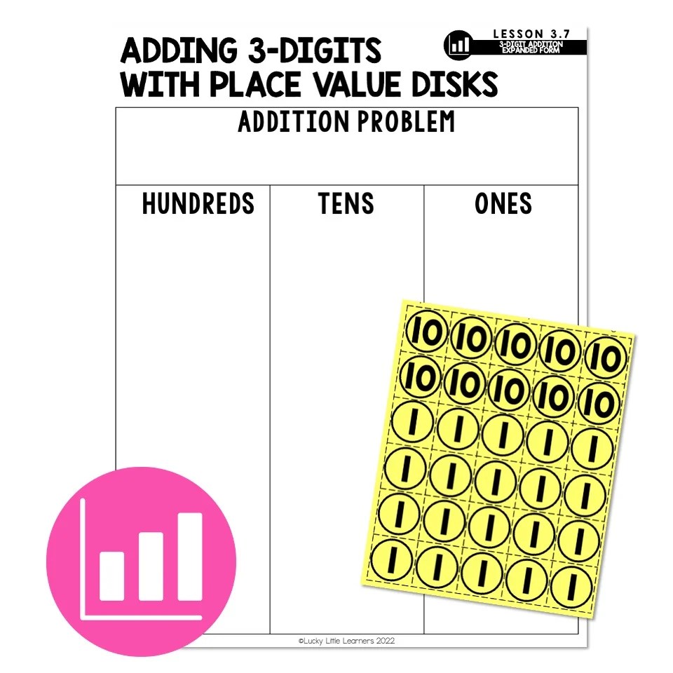 Lucky to Learn Math 3Digit Addition with Expanded Form Lesson 3.7