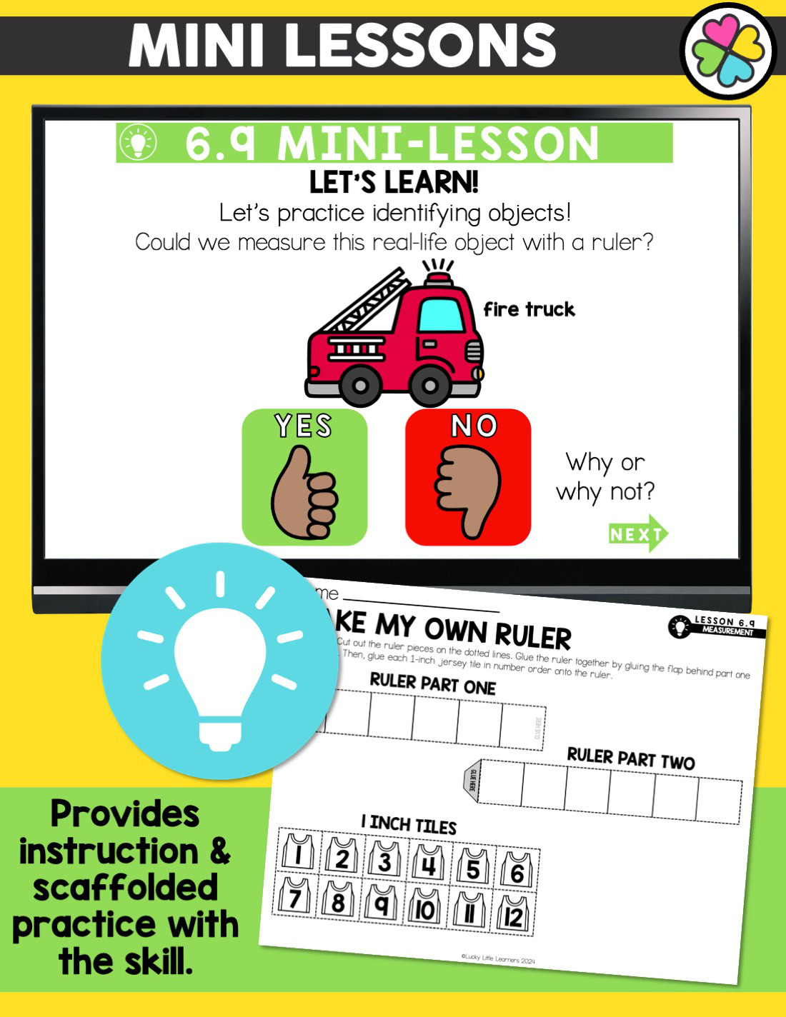 1st Grade Measurement Unit - Lucky Little Learners
