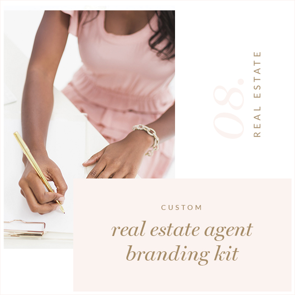 Custom Real Estate Agent Branding Package • Macarons and Mimosas