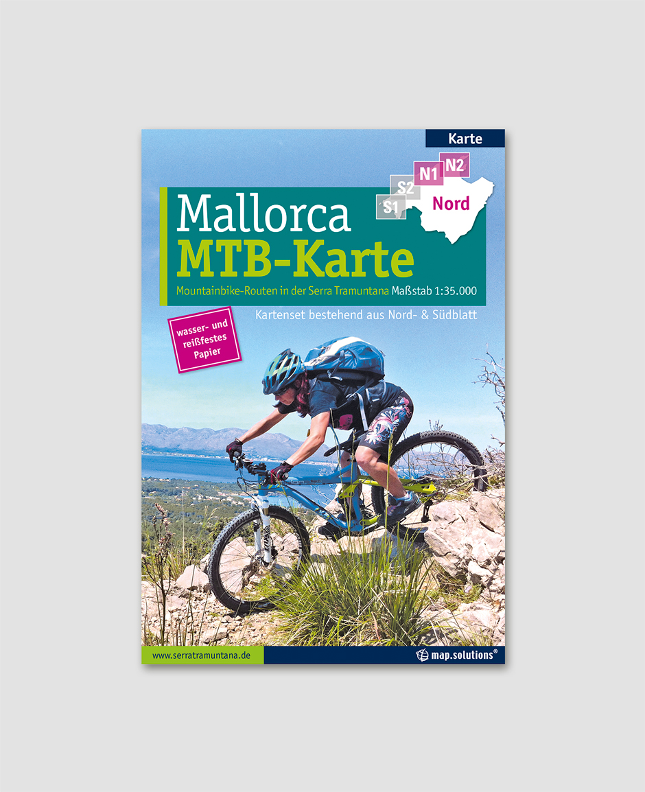 Mallorca Mountainbike Karte Mallorca MountainbikeKarte map.solutions GmbH