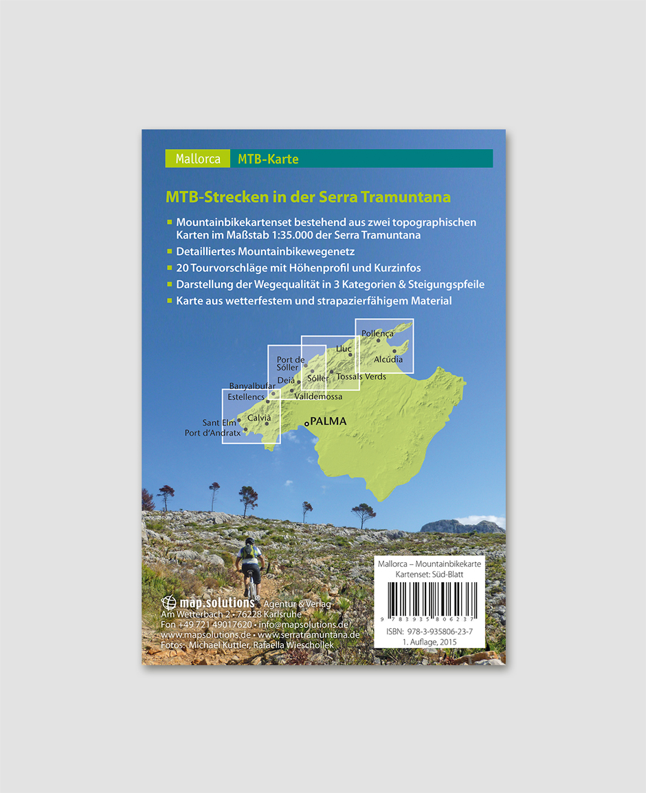 Mallorca Mountainbike Karte Mallorca MountainbikeKarte map.solutions GmbH