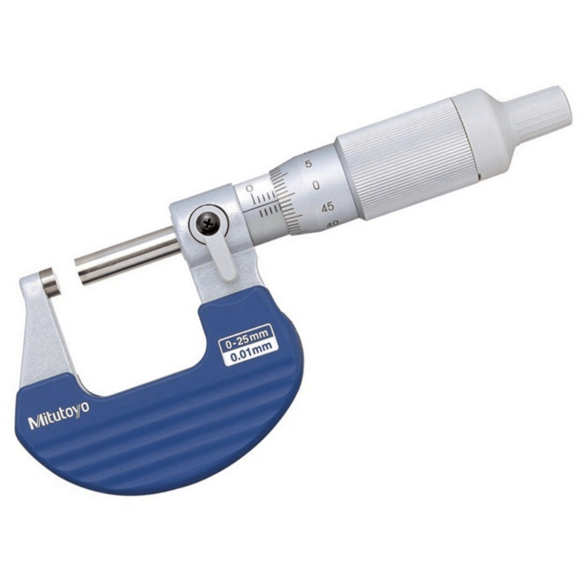 Mitutoyo 102707 Mechanical Outside Micrometer, Ratchet Thimble