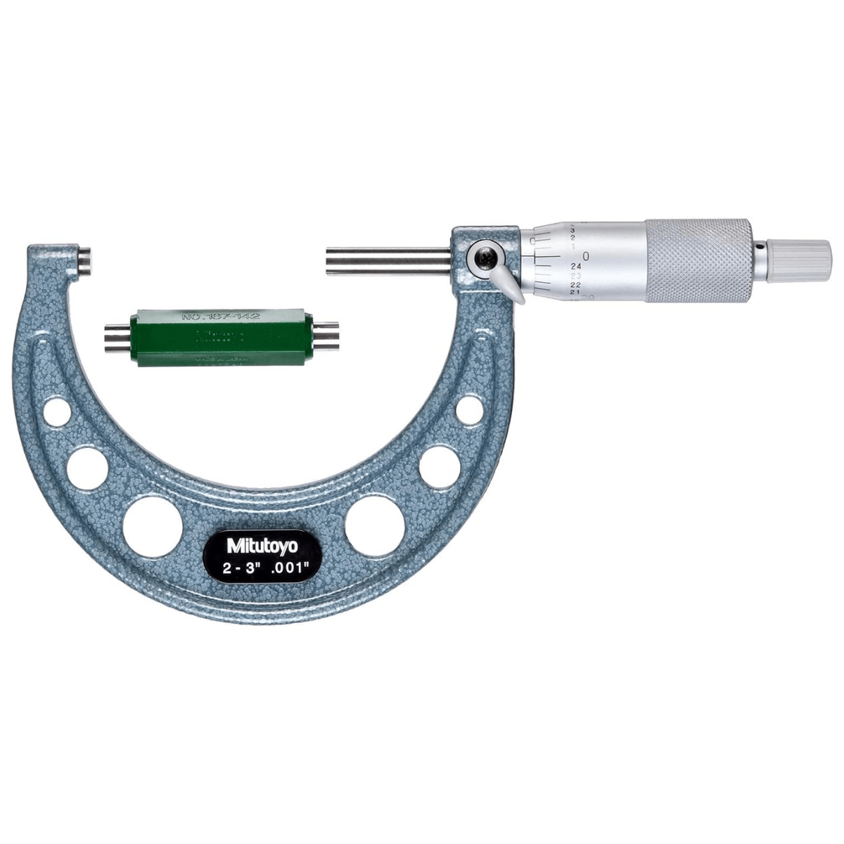 Mitutoyo 103179 Mechanical Outside Micrometer, Ratchet Stop