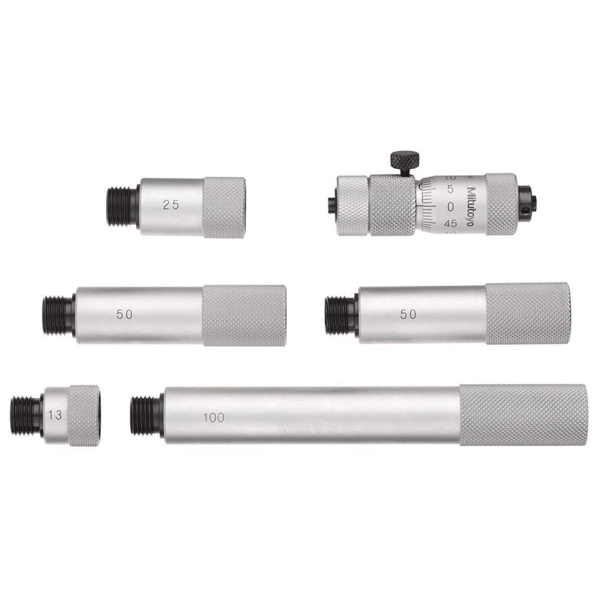 Mitutoyo 137202 Tubular Inside Micrometer, Extension Rod