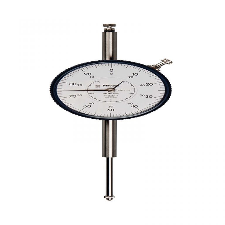 Mitutoyo 3424A19 Series 3 Dial Indicator, Lug Back, Jeweled/Shockproof