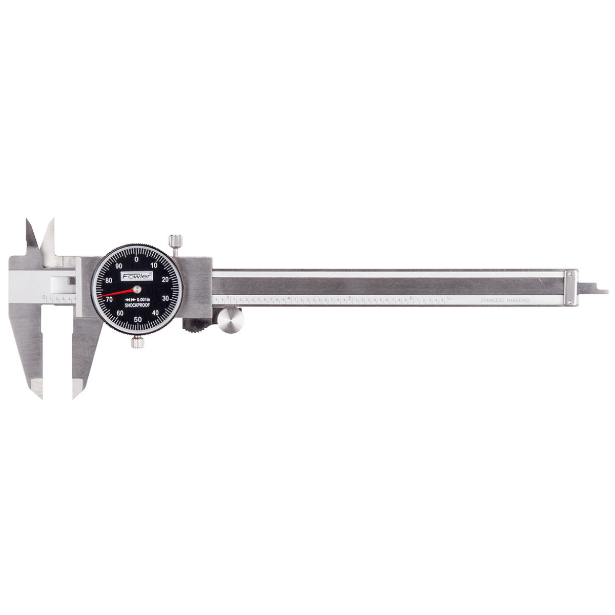 Fowler 520080051 Black Dial Caliper, 06”