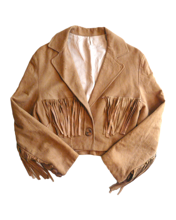 70〜80’s nubuck leather fringe jacket Mathieu online shop