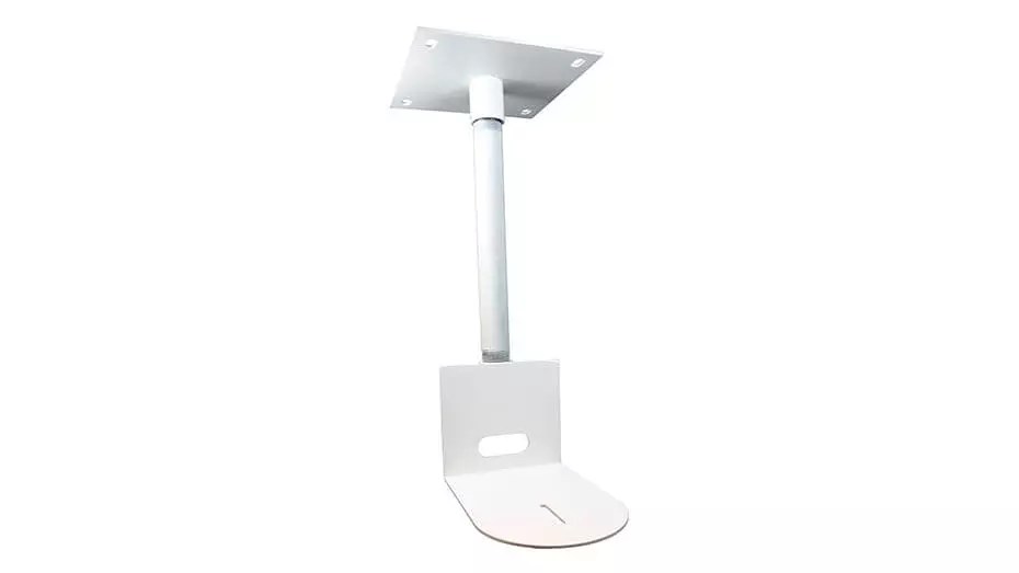 PTZOptics PTZ Camera White Pole Mount Mediability