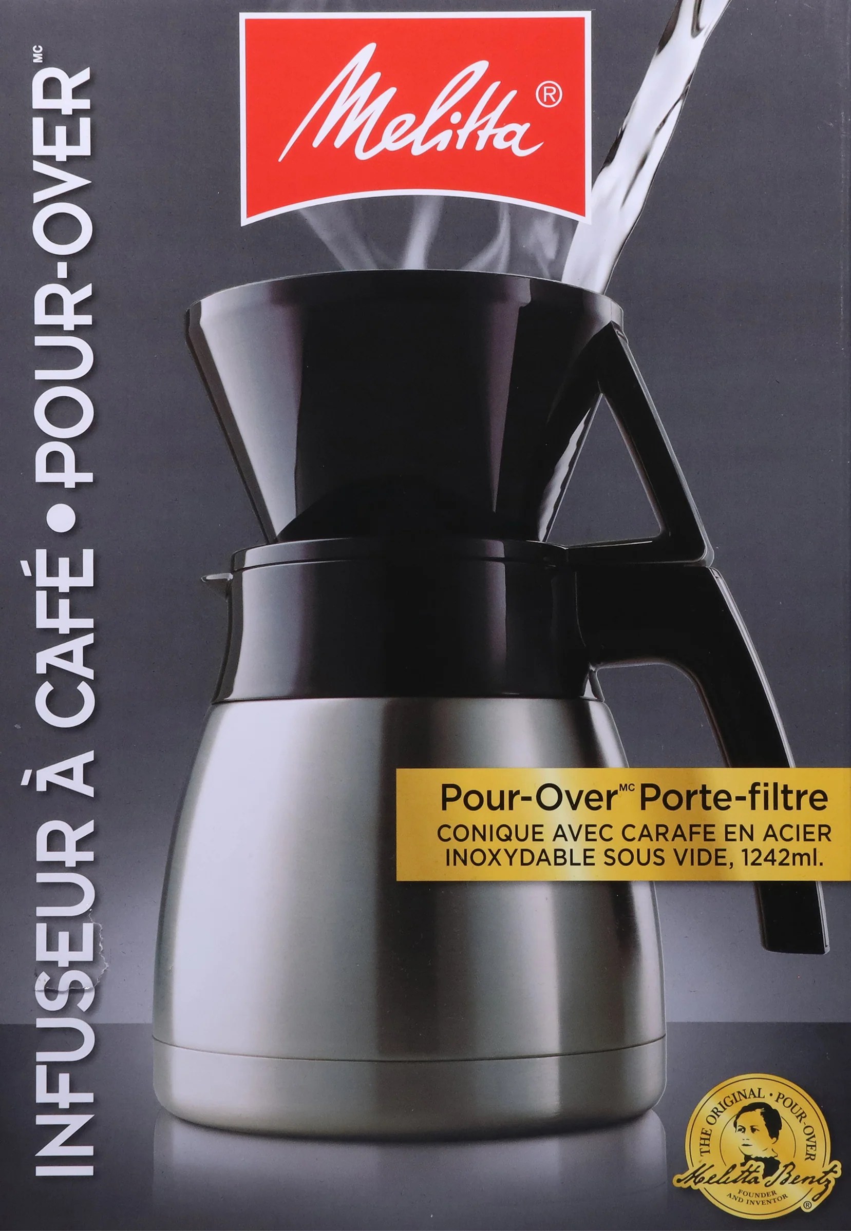 Thermal PourOver™ Coffeemaker & Stainless Carafe Set Melitta Canada