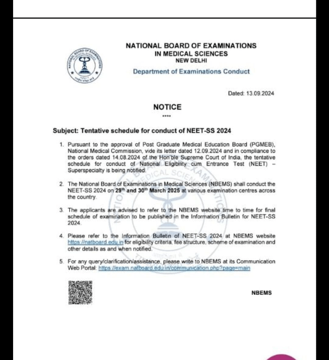 NEET SS 2025 dates announced Mentorexam DNB MS NEETSS FET FNB DHA Solved question papers mcqs Online Courses