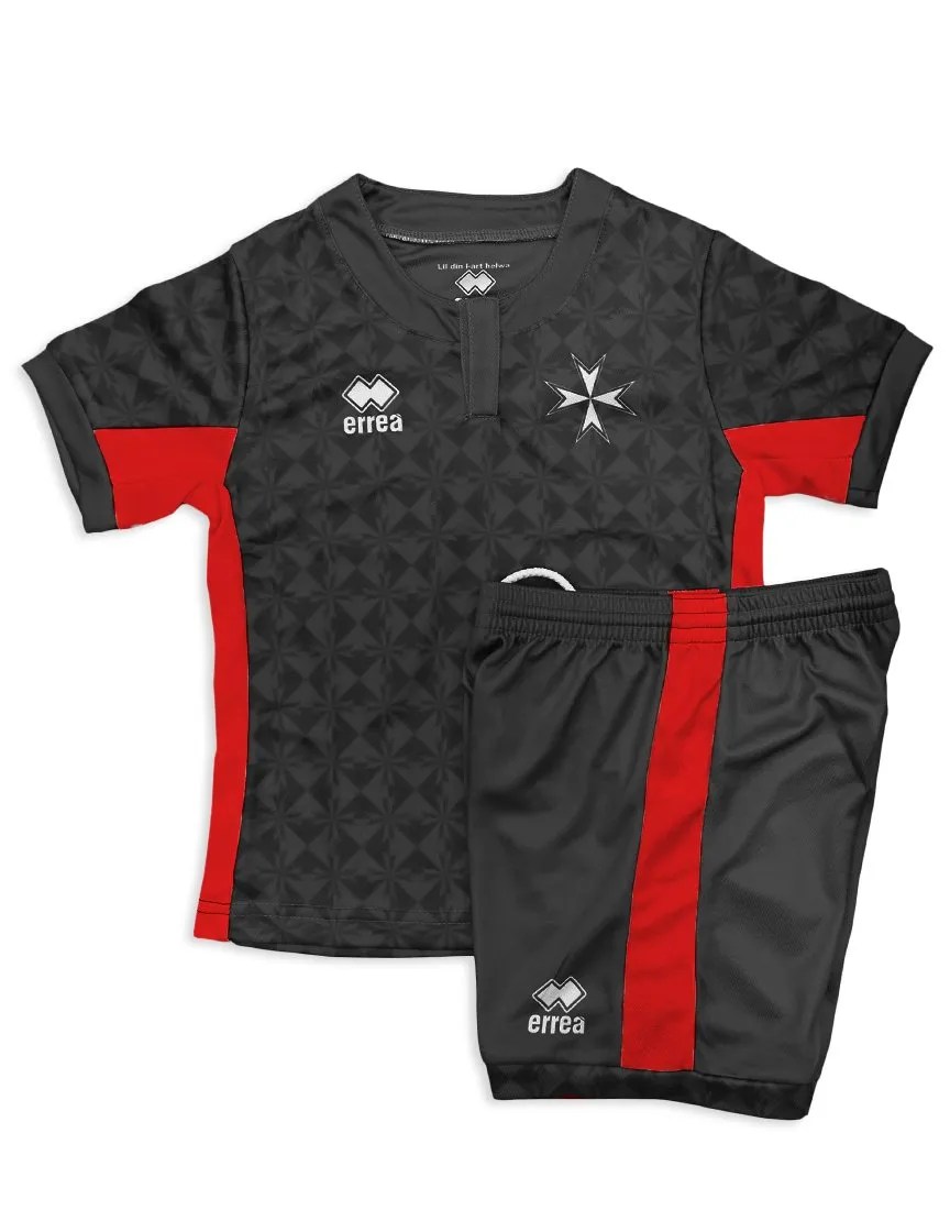 Malta Goalkeeper Mini Kit Set 2023/24 Black Malta Football
