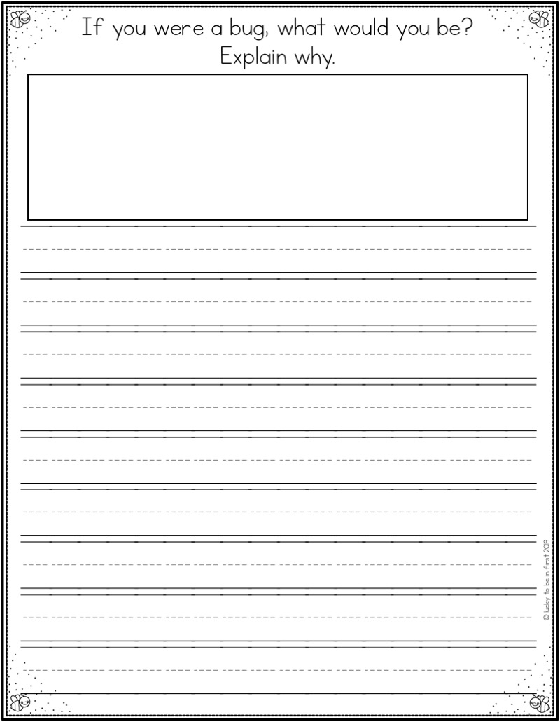 1st Grade Lined Paper