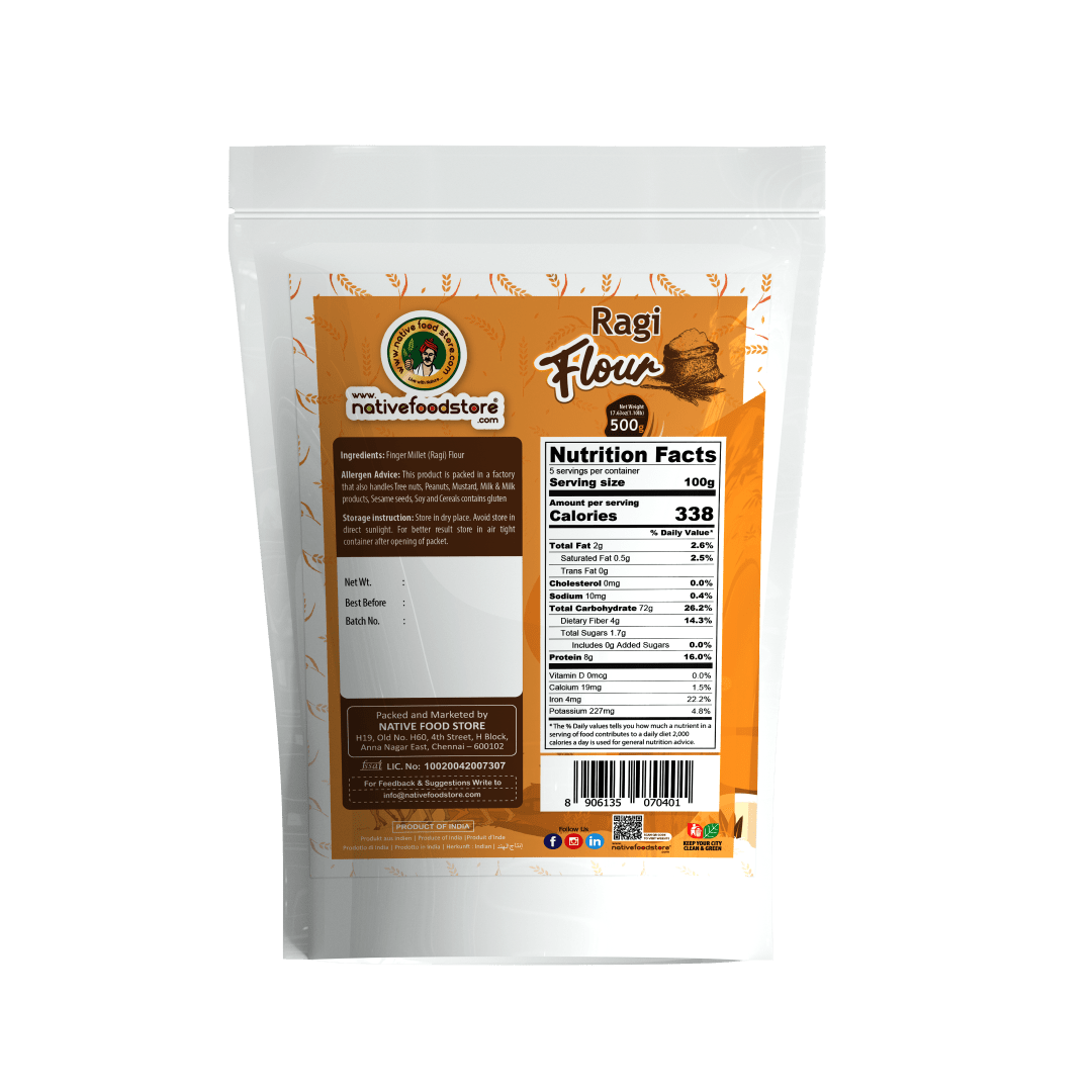 Finger Millet / Ragi Flour500gms Native Food Store