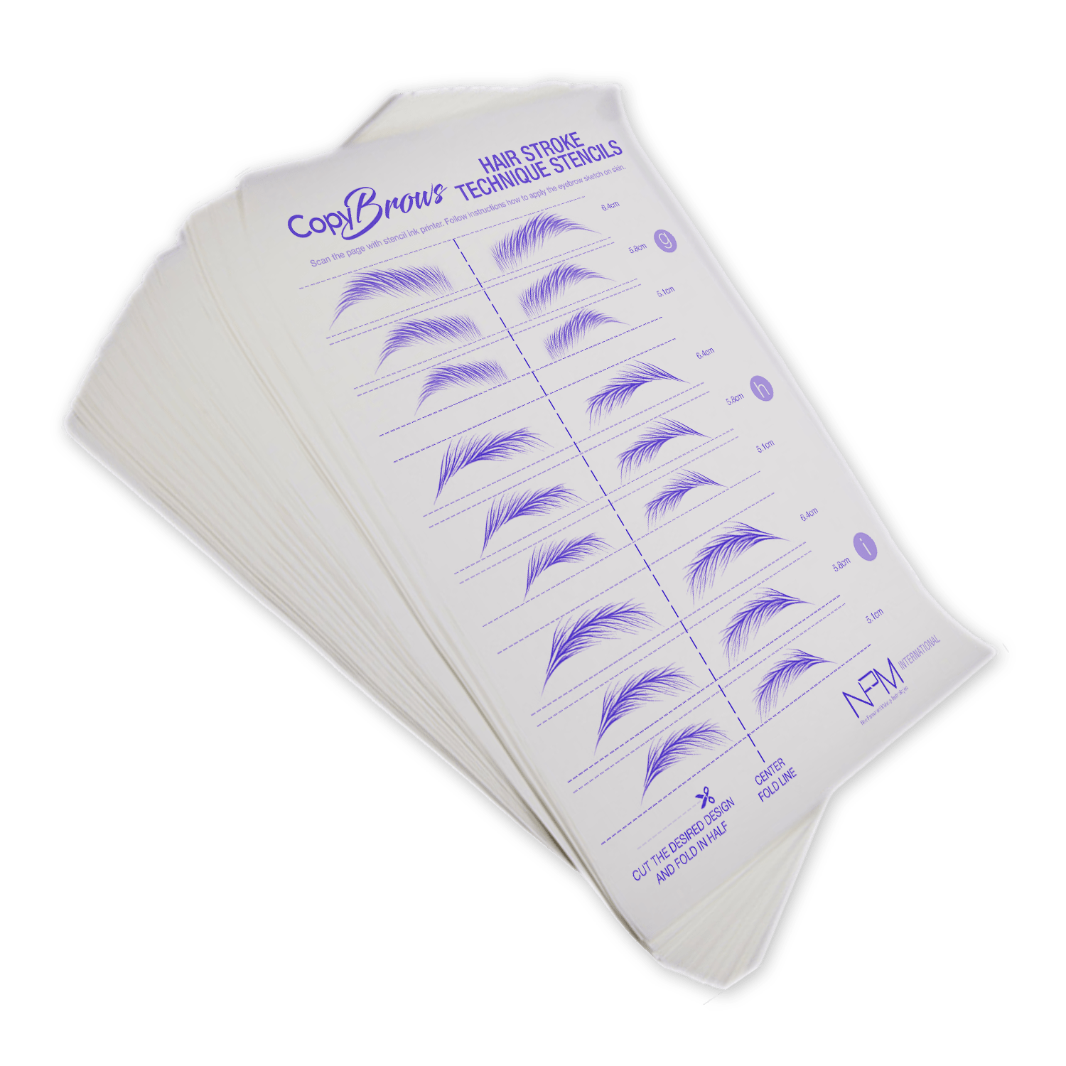 CopyBrows Stencil Transfer Paper Sheets NPM Shop
