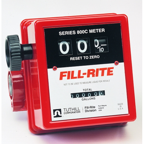 FillRite 806C 3 Wheel Gravity Meter with Strainer 5 to 20 GPM Fast