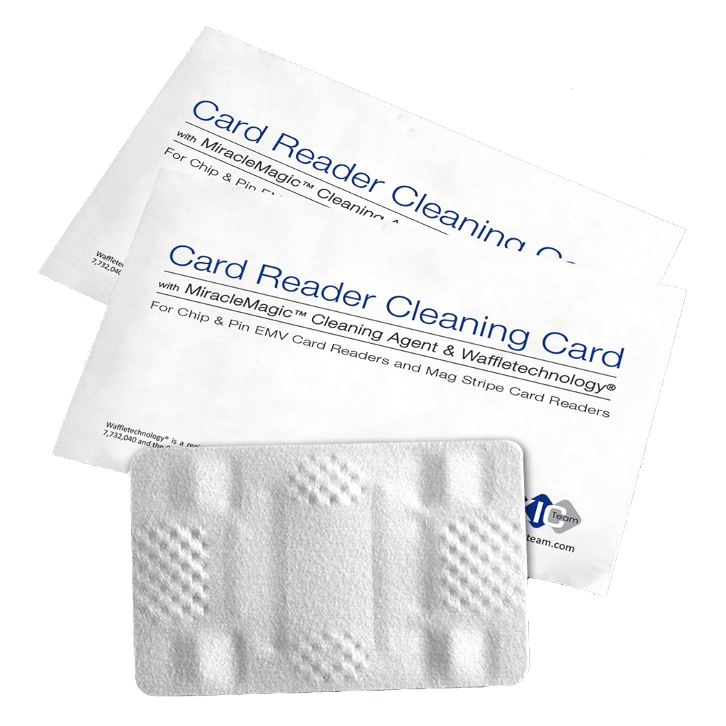 KIC Products EMV Card Reader Cleaning Card SINGLE CARD Fast