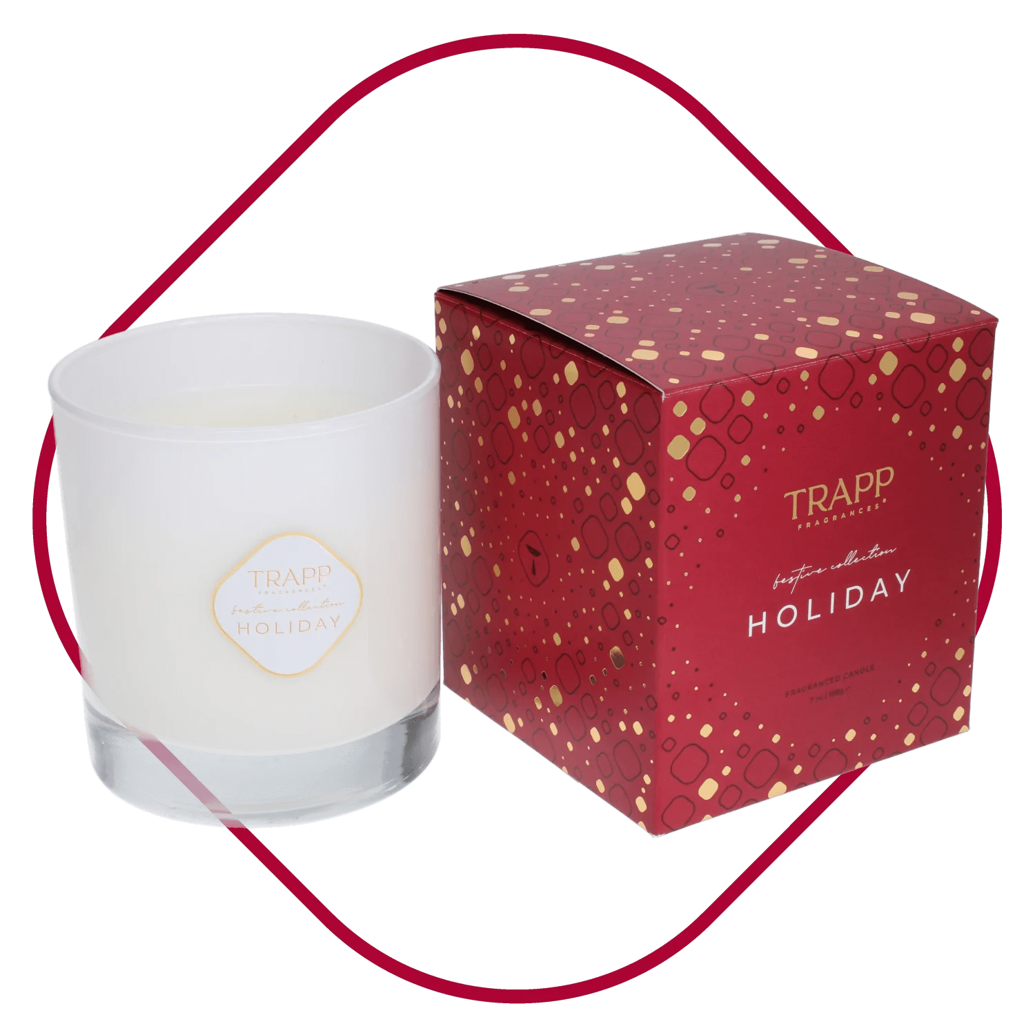 Seasonal Candle Holiday 7 oz. Candle in Signature Box Oasis Day Spa