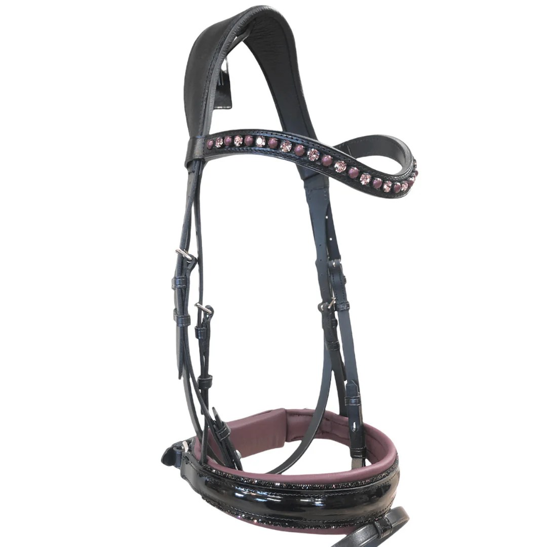 Otto Schumacher Tokyo Snaffle Bridle Lilac Special Olson's Tack Shop