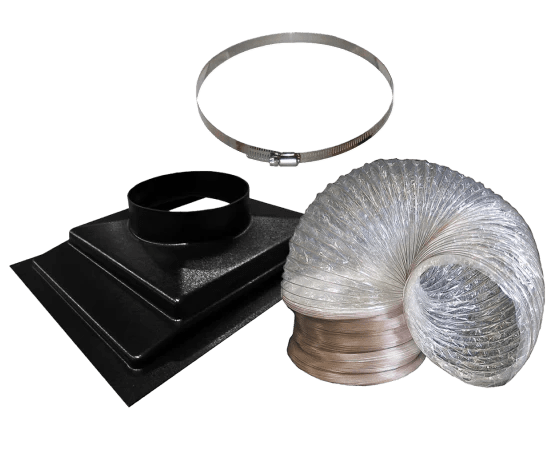 Intake Manifold Kit: Clamp, 3' Flexible Duct, Intake Manifold, 10