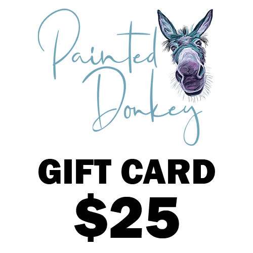 Painted Donkey Gift Card 25 Painted Donkey