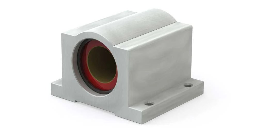 Pillow Block P06C 3/8" Plain Linear Bearing - Closed, Compensated – PBC