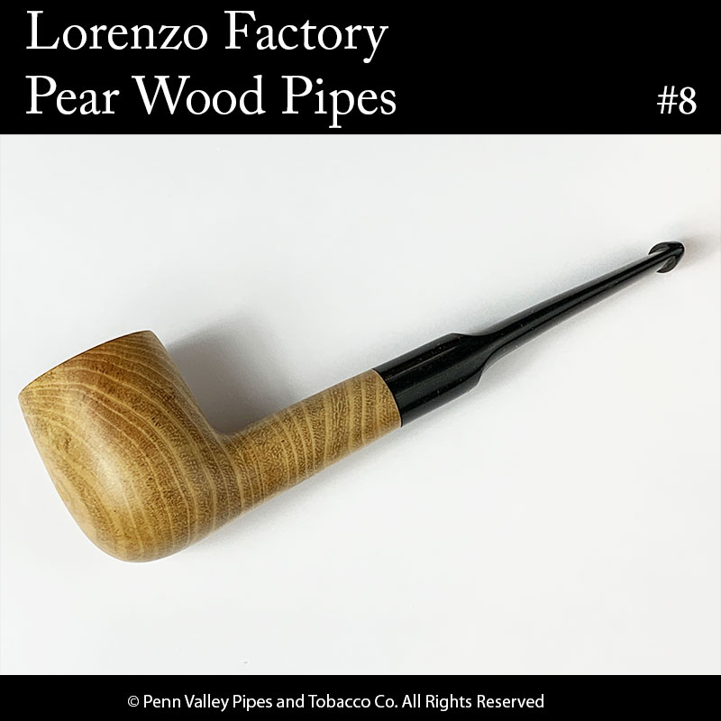 Lorenzo Pear Wood Pipes 8 Penn Valley Pipes