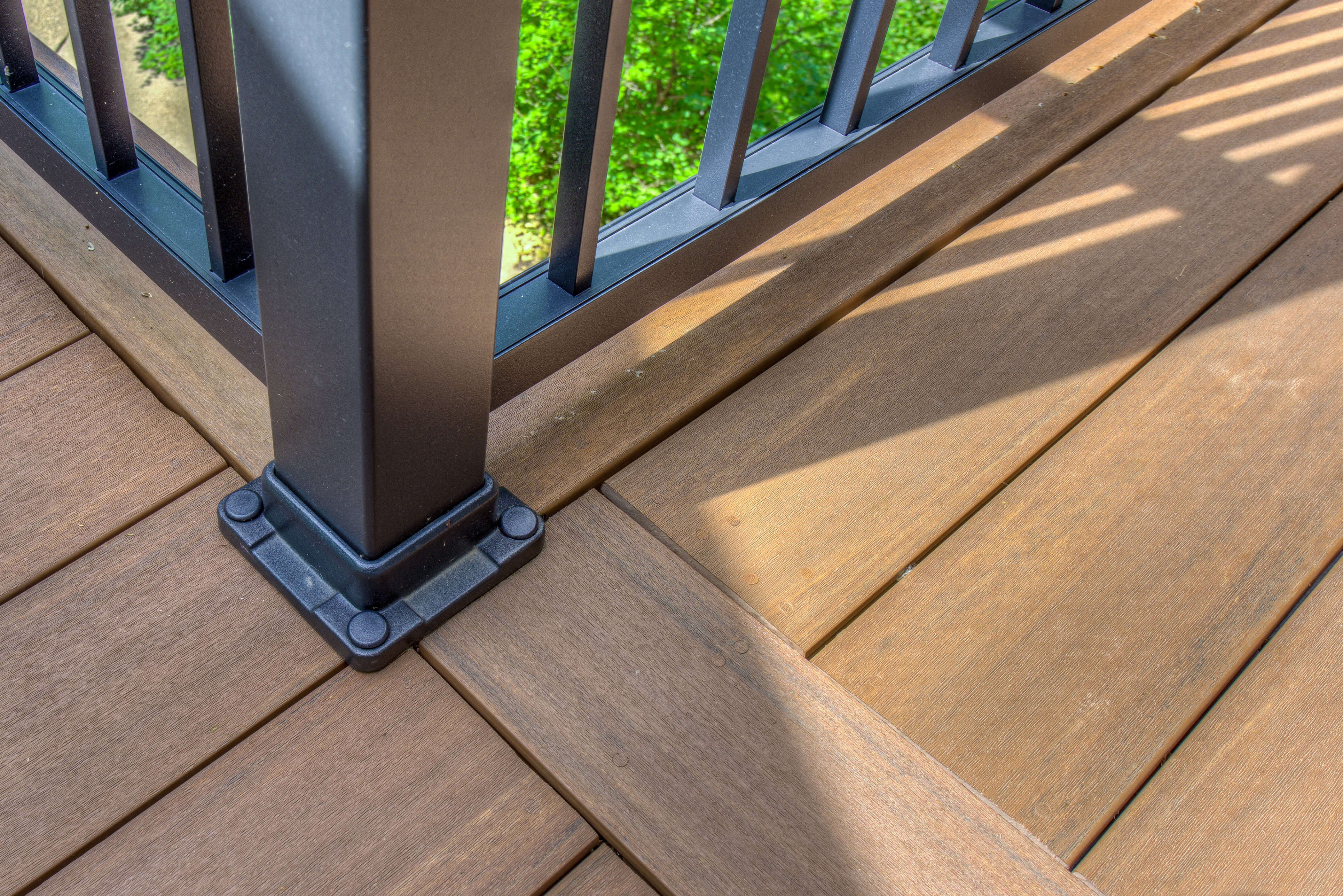 Azek Weathered Teak Deck Collections Consensual Rattan